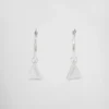 Prada Symbole Drop Earrings