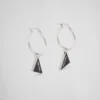 Prada Symbole Drop Earrings
