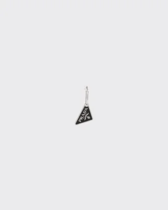 Prada Symbole Pendant Earring