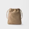 Prada Wish Suede Pouch