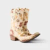 Printed Fabric Boots