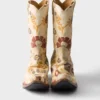 Printed Fabric Boots