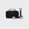 Re-Nylon and Saffiano Leather Hand Weights Carry Case
