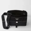 Re-Nylon and Saffiano Leather Shoulder Bag