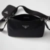 Re-Nylon and Saffiano Leather Shoulder Bag