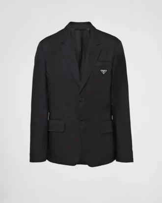 Re-Nylon Single-Breasted Jacket