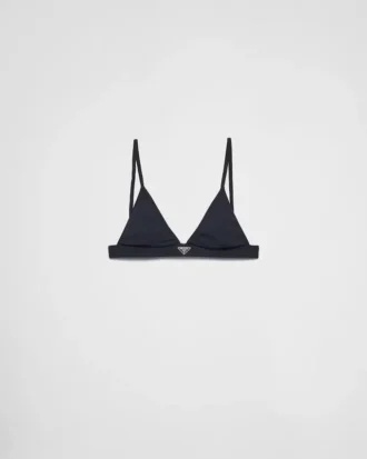 Ribbed Knit Bralette Bikini Top
