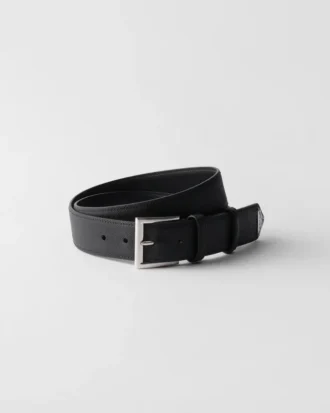 Saffiano Leather Belt