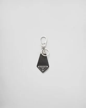 Saffiano Leather Keychain
