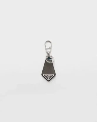 Saffiano Leather Keychain