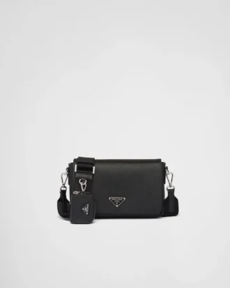 Saffiano Leather Shoulder Bag