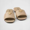 Saffiano Patent Leather Slides