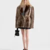 Shearling and Cloth Coat