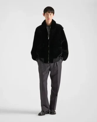 Shearling Bomber Jacket