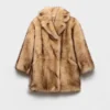 Shearling Caban Jacket