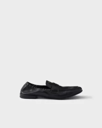 Shuffle Antiqued Leather Loafers