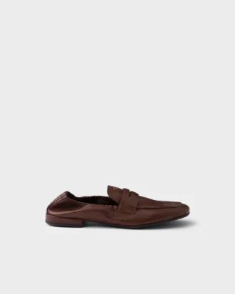 Shuffle Antiqued Leather Loafers