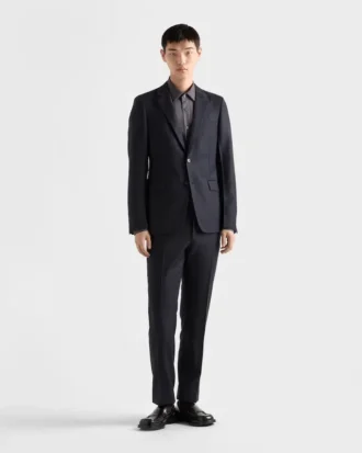 Single-Breasted Cashmere and Wool Suit