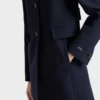 Single-Breasted Natta Fabric Coat