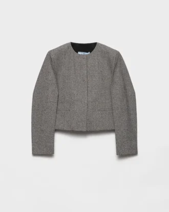 Single-Breasted Princes of Wales Moulina Jacket