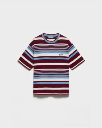 Striped Cotton Crew-Neck Sweater