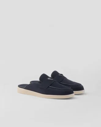 Suede Mules