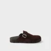 Suede Mules