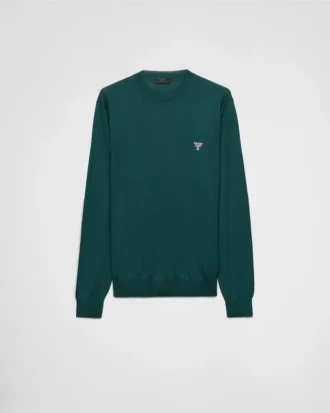 Superfine Wool Crew-Neck Sweater