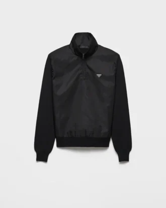 Superfine Wool Half-Zipper Sweater