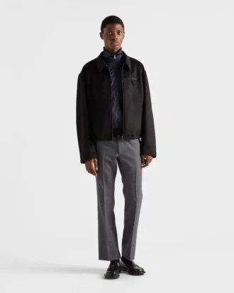 Superfine Wool Zipper Cardigan