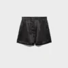 Vintage-Look Satin Shorts