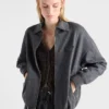 Wool and Cashmere Blouson Jacket
