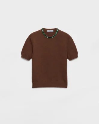 Wool and Cashmere Crew-Neck Sweater