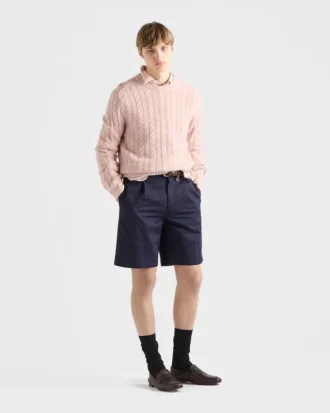 Wool and Cashmere Crew-Neck Sweater