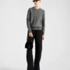 Wool and Cashmere Crew-Neck Sweater