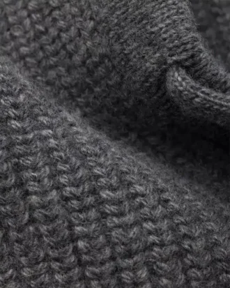 Wool and Cashmere Knit Hood