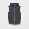 Wool and Cashmere Zipper Vest