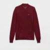 Wool and Silk Polo Sweater