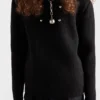 Wool Crew-Neck Sweater with Pendant