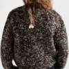 Wool Crew-Neck Sweater with Pendants