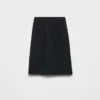 Wool Hopsack Skirt