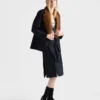 Wool Hopsack Skirt