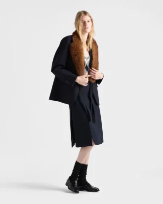 Wool Hopsack Skirt