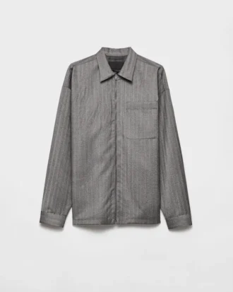 Wool Zipper Shirt