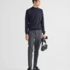 Worsted Wool Turtleneck Sweater